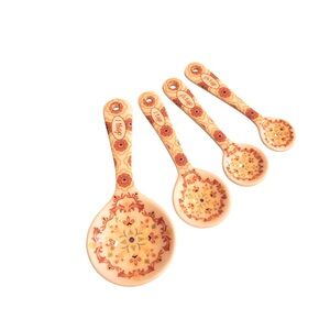 Floral Measuring Spoons Set